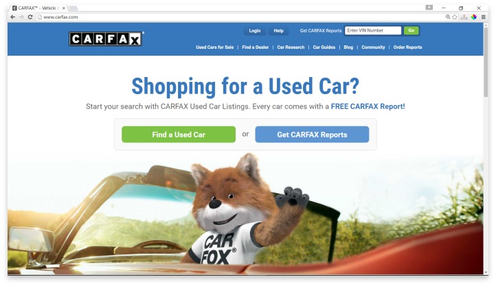 Carfax Website
