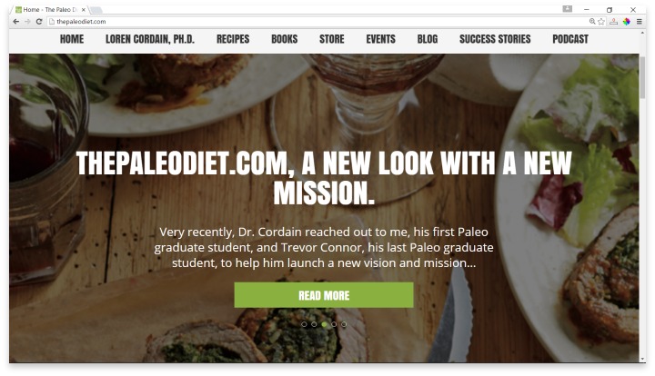 The Paleo Diet Website