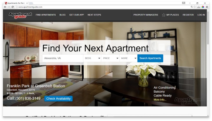 Apartment Guide Website