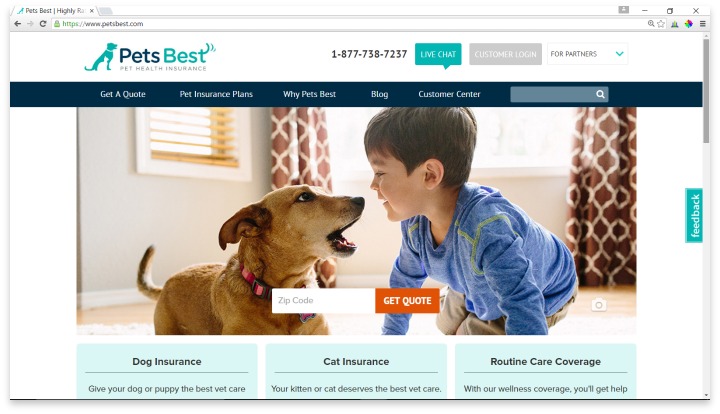 Pets Best Website