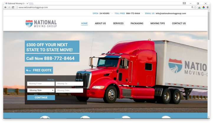 National Moving Group Website